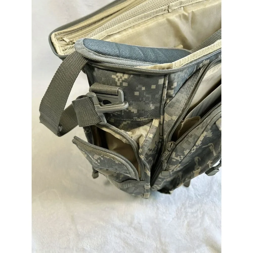 US Army National Guard Digital Camo Tactical Laptop/School Backpack (Clean)